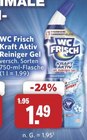 Kraft Aktiv Reiniger Gel im Angebot bei combi in Bremen Kraft Aktiv Reiniger Gel Angebote von WC Frisch bei combi Bremen für 1,49 €
