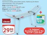 King Wäscheständer Angebote von Vileda bei GLOBUS Pulheim für 29,99 €