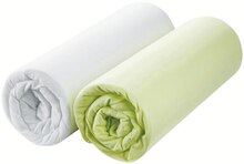 Lot de 2 draps housses - Carrefour Market à Vitrolles Lot de 2 draps housses en promo chez Carrefour Market Vitrolles à 6,49 €