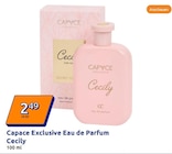 Cecily Eau de Parfum Cecily im Angebot bei Action in Cottbus Cecily Eau de Parfum Cecily Angebote von Capace Exclusive bei Action Cottbus für 2,49 €