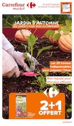 Catalogue Carrefour Market "JARDIN D'AUTOMNE DES EXPERTS POUR VOUS ACCOMPAGNER" à La Flèche et alentours, 22 pages, 24/09/2024 - 13/10/2024