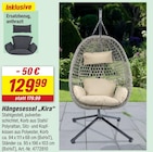 Aktuelles Hängesessel Kira Angebot bei toom Baumarkt in Dresden ab 129,99 €