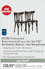 Aktuelles Restaurantstuhl Lyra, 2er-Set, FSC® Buchenholz, Walnuss- oder Wengebraun Angebot bei METRO in Duisburg ab 166,59 €
