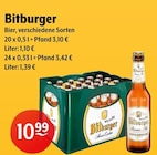 Bitburger Angebote bei Getränke Hoffmann Ibbenbüren für 10,99 €