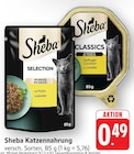Selection in Sauce mit Huhn Angebote von Sheba bei E center Heilbronn für 0,49 €