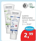 Zahncreme von Lavera im aktuellen budni Prospekt