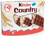 Barre Chocolatée - KINDER COUNTRY - Supermarchés Match à Dunkerque Barre Chocolatée - KINDER COUNTRY en promo chez Supermarchés Match Dunkerque à 1,65 €