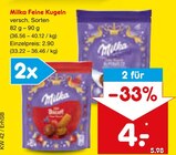 Schokolade im Netto Marken-Discount Prospekt Feine Kugeln von Milka im aktuellen Netto Marken-Discount Prospekt für 2,90 €
