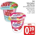 Aktuelles Sahne Joghurt Angebot bei E center in Nürnberg ab 0,39 €