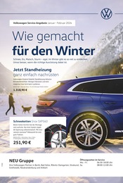 Volkswagen Prospekt "Wie gemacht für den Winter" für Zingst, 1 Seite, 01.01.2024 - 29.02.2024