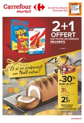 Catalogue Carrefour Market à Rillieux-la-Pape cette semaine, valable du 06/12/2022 au 18/12/2022 Prospectus Carrefour Market à Rillieux-la-Pape, "Et si on préparait un Noël extra ?", 72 pages de promos valables du 06/12/2022 au 18/12/2022