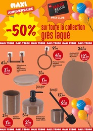 Prix et réduction Laque dans le prospectus Maxi Bazar en cours Offre Laque dans le catalogue Maxi Bazar du moment à la page 5