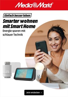 Media-Markt Prospekt "Smarter wohnen mit Smart Home!" mit 1 Seite