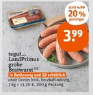 Aktuelles grobe Bratwurst Angebot bei tegut in Darmstadt ab 3,99 €
