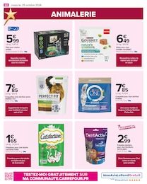 Offre Alimentation Chat dans le catalogue Carrefour du moment à la page 62