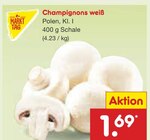 Champignons weiß im Angebot bei Netto Marken-Discount in Neuss Champignons weiß Angebote von Markttag bei Netto Marken-Discount Neuss für 1,69 €