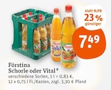 Aktuelles Schorle oder Vital Angebot bei tegut in Darmstadt ab 7,49 €