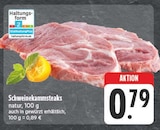 Schweinekammsteaks natur Angebote bei E center Plauen für 0,79 €