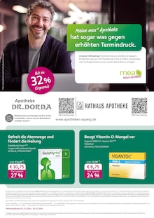 Aktueller mea - meine apotheke Prospekt