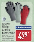 Winter-Arbeitshandschuhe von TOPCRAFT im aktuellen ALDI Nord Prospekt