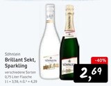 Aktuelle Sekt Angebote bei Konsum in Dresden Aktuelles Brillant Sekt, Sparkling Angebot bei Konsum in Dresden ab 2,69 €