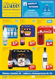 Netto Marken-Discount Prospekt für Heilbronn: "Gekühlte Getränke", 2 Seiten, 22.07.2024 - 27.07.2024