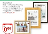 Bilderrahmen Holz Angebote bei GLOBUS Leipzig für 0,99 €