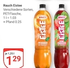Aktuelles Eistee Pfirsich Angebot bei GLOBUS in Koblenz ab 1,29 €