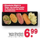 Lachs-Thunfisch Nigiri & Gunkan Angebote bei E center Mannheim für 6,99 €