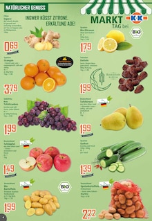 Ingwer im aktuellen K+K - Klaas & Kock Prospekt (Bielefeld) Ingwer im K+K - Klaas & Kock Prospekt "Wenn Lebensmittel, dann K+K" mit 12 Seiten (Bielefeld)