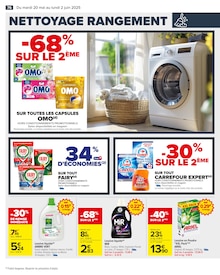 Promo Lessive Poudre dans le catalogue Carrefour du moment à la page 78