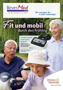 BeverMed Riesinger Prospekt Fit und mobil durch den Frühling mit 6 Seiten