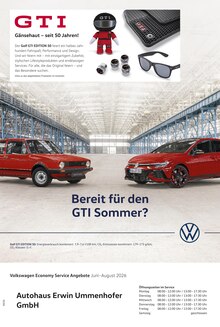Volkswagen Prospekt der KW 29 "Mehr Platz. Mehr Möglichkeiten." Aktueller Volkswagen Prospekt "Mehr Platz. Mehr Möglichkeiten." Seite 1 von 1 Seiten