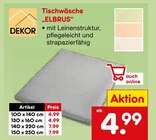 Tischwäsche ELBRUS Angebote von DEKOR bei Netto Marken-Discount Leinfelden-Echterdingen für 4,99 €