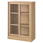 Vitrine mit Schiebetüren Eichenfurnier von TONSTAD für 219,00 € bei IKEA im Angebot Vitrine mit Schiebetüren Eichenfurnier von TONSTAD im aktuellen IKEA Prospekt