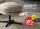 Repose-pieds Andy dans le catalogue Maxi Bazar