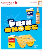Prospectus Supermarchés Carrefour Market en cours à Pipriac et alentours, "LES PRIX CHOCS", 16 pages, 27/10/2026 - 08/11/2026 Catalogue Supermarchés Carrefour Market en cours à Pipriac et alentours, "LES PRIX CHOCS", 16 pages, 27/10/2026 - 08/11/2026
