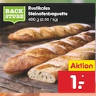 Rustikales Steinofenbaguette Angebote von Backstube bei Netto Marken-Discount Rostock für 1,00 €