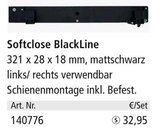 Softclose BlackLine von  im aktuellen Holz Possling Prospekt für 32,95 €