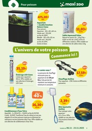 Prix et réduction Chauffe-Eau dans le prospectus Maxi Zoo en cours Offre Chauffe-Eau dans le catalogue Maxi Zoo du moment à la page 3
