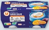 Yaourt à la grecque sur lit de fruits - U en promo chez Super U Joué-lès-Tours à 1,71 €
