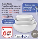 Salatschüssel Angebote von Creatable bei GLOBUS Saarbrücken für 6,99 €
