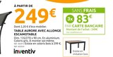 Table aurore avec allonge escamotable - INVENTIV - Mr.Bricolage à Arles Table aurore avec allonge escamotable - INVENTIV en promo chez Mr.Bricolage Arles à 249,00 €