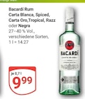 Rum Carta Blanca Angebote von Bacardí bei GLOBUS Neustadt für 9,99 €