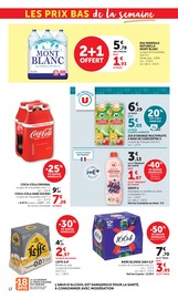 Promos Eau Minérale dans le catalogue "SUPER U" de Super U Eau Minérale en promo dans le catalogue Super U à la page 12