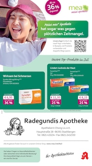 mea - meine apotheke Prospekt der KW 29 "Unsere Juli-Angebote" Aktueller mea - meine apotheke Prospekt "Unsere Juli-Angebote" Seite 1 von 4 Seiten