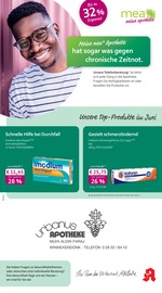 mea - meine apotheke Apotheken Prospekt der aktuellen Woche mit 4 Seiten, gültig von 01.06.2026 bis 30.06.2026, in Kevelaer und Umgebung Aktueller mea - meine apotheke Apotheken Prospekt in Kevelaer und Umgebung, "Unsere Juni-Angebote" mit 4 Seiten, 01.06.2026 - 30.06.2026