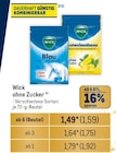 Wick ohne Zucker von  im aktuellen Metro Prospekt für 1,59 €