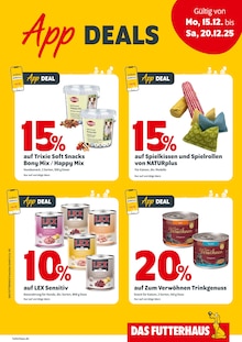 Saft im aktuellen Das Futterhaus Prospekt (Pforzheim) Saft im Das Futterhaus Prospekt "APP DEALS" mit 4 Seiten (Pforzheim)