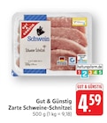 EDEKA - Zarte Schweine-Schnitzel Angebot im Prospekt Zarte Schweine-Schnitzel bei EDEKA im Prospekt "" für 4,59 €